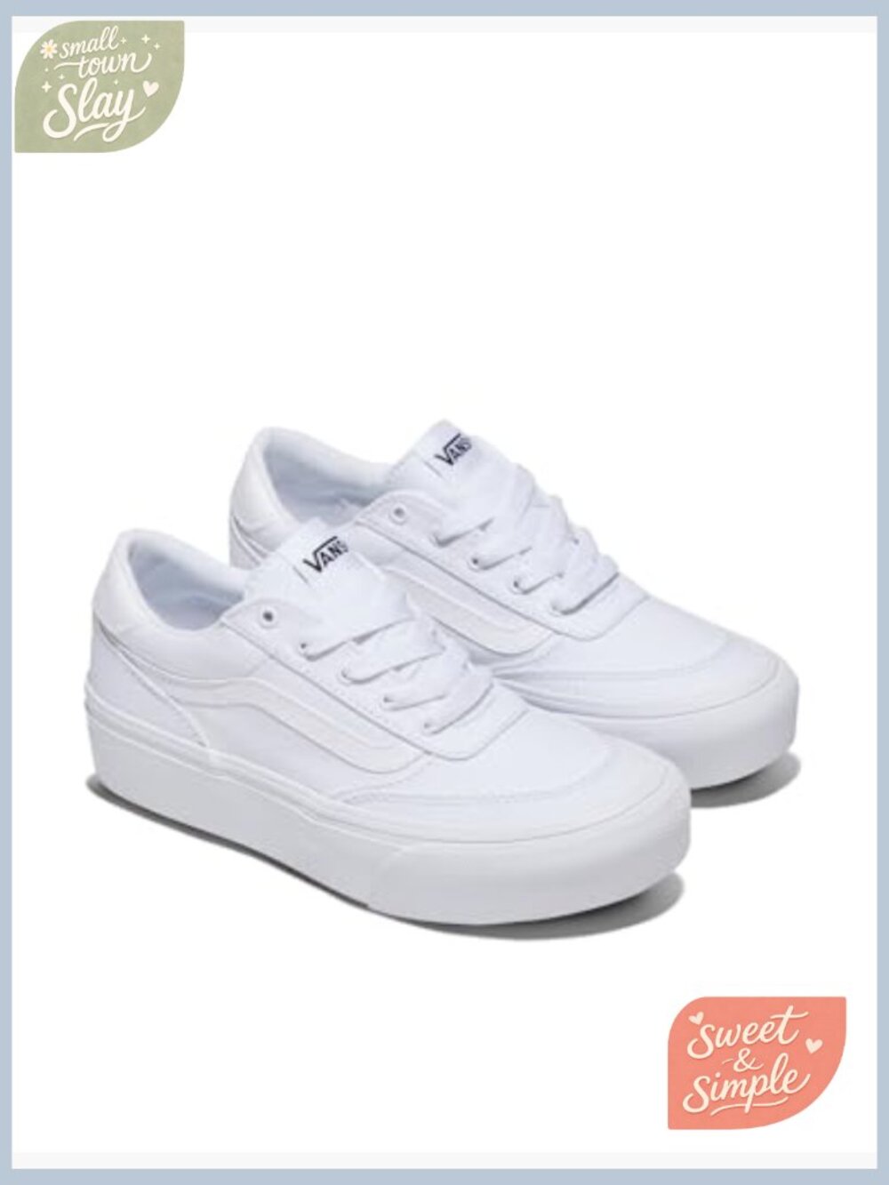 Low-top platform sneaker with canvas upper and signature waffle outsole - Picture 6 of 6